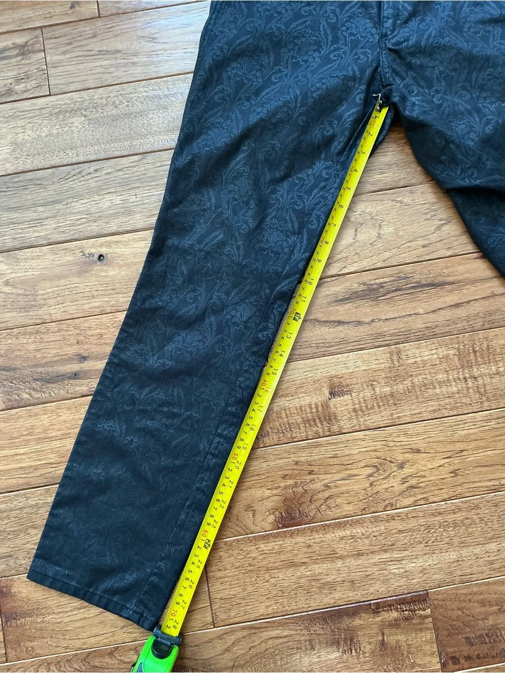 Tory Burch Brocade Pattern Black Jeans, Pants, size 31